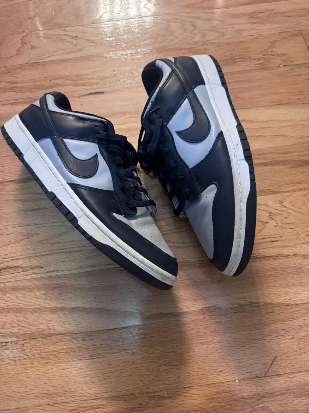 Nike Men’s Low-Top Sneakers in Navy and Light Blue
